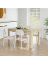 Dining Table Sonoma Oak 140x74.5x76 cm Engineered Wood