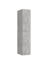 Apothecary Cabinet Concrete Grey 30x42.5x150 cm Engineered Wood