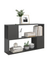 Book Cabinet Grey 100x24x63 cm Engineered Wood