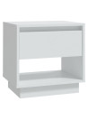 Bedside Cabinets 2 pcs White 45x34x44 cm Engineered Wood