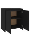 Sideboard Black 70x41x75 cm Engineered Wood