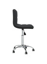 Swivel Dining Chair Black Faux Leather