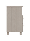 Bedside Cabinets HAMAR 2 pcs White 40x35x62 cm Solid Wood