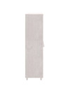 Wardrobe HAMAR White 89x50x180 cm Solid Wood Pine