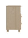 Bedside Cabinet HAMAR Honey Brown 40x35x62 cm Solid Wood Pine