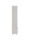 Highboard HAMAR White 60x35x180 cm Solid Wood Pine
