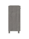 Sideboard HAMAR Light Grey 85x35x80 cm Solid Wood Pine