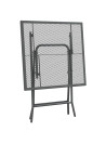 Garden Table 60x60x72 cm Expanded Metal Mesh Anthracite