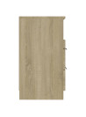 Bedside Cabinets 2 pcs Sonoma Oak Engineered Wood