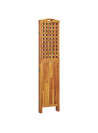4-Panel Room Divider 162x2x180 cm Solid Wood Acacia