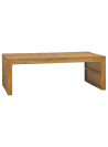 Coffee Table Erosion Solid Teak Wood 110x35x38 cm