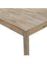 Dining Table 110x70x75 cm Solid Wood Acacia