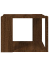 Coffee Table Brown Oak 40x40x30 cm Engineered Wood