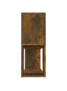Book Cabinet Smoked Oak 100x24x63 cm Engineered Wood