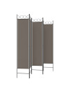 5-Panel Room Divider Anthracite 200x200 cm Fabric