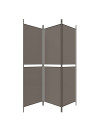3-Panel Room Divider Anthracite 150x180 cm Fabric