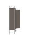 3-Panel Room Divider Anthracite 120x220 cm Fabric