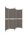 4-Panel Room Divider Anthracite 200x200 cm Fabric