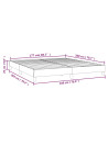 Box Spring Bed Frame Dark Grey 180x200 cm 6FT Super King Velvet