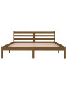 Day Bed Solid Wood Pine 160x200 cm King Size Honey Brown