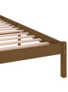 Day Bed Solid Wood Pine 160x200 cm King Size Honey Brown