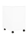 Mobile File Cabinet White 39x45x60 cm Steel