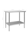 Kitchen Work Table 100x60x85 cm Stainless Steel