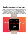Smart Watch Women for Android IOS Phone Bluetooth Call Sport Fitness Tracker Blood Pressure Monitor Smartwatches Pink