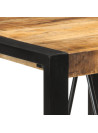 Bar Table 60x55x110 cm Solid Rough Wood Mango
