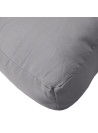 Pallet Cushions 2 pcs Grey Fabric