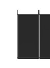 4-Panel Room Divider Black 200x220 cm Fabric