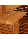 5 Piece Garden Bar Set Solid Wood Acacia