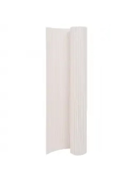 Double-Sided Garden Fence 110x300 cm White