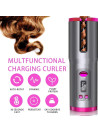 GStorm Hair Curler, Cordless Automatic Hair Curler, 6 Portable Adjustable Temperatures with LCD Display(HG800GST)