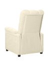 Recliner Chair Cream Fabric