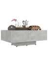 Coffee Table Concrete Grey 85x55x31 cm Engineered Wood
