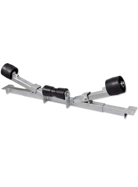 Boat Trailer Bottom Support Bracket with Keel Rollers