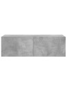 TV Cabinet Concrete Grey 100x30x30 cm Engineered Wood