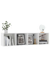 Book Cabinet/TV Cabinet White 143x30x36 cm