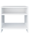 Bedside Cabinet White 40x30x40 cm Engineered Wood