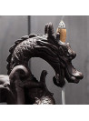 Backflow Incense Burner, Dragon Purple Sand Waterfall Incense Holder with 10 pcs Incense