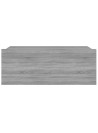Floating Nightstands 2pcs Grey Sonoma 40x30x15cm Engineered Wood