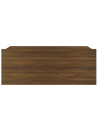 Floating Nightstands 2 pcs Brown Oak 40x30x15cm Engineered Wood