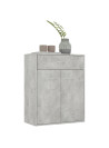 Sideboard Concrete Grey 60x30x75 cm Engineered Wood