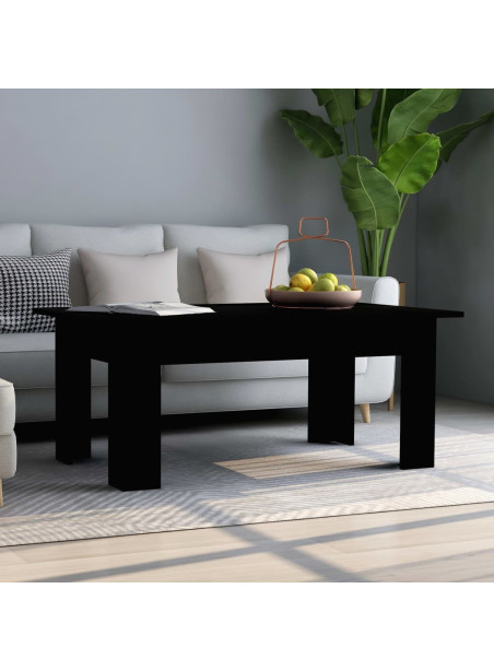 Coffee Table Black 100x60x42 cm Engineered Wood