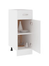 Drawer Bottom Cabinet White 30x46x81.5 cm Engineered Wood