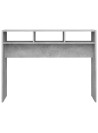 Console Table Concrete Grey 105x30x80 cm Engineered Wood