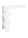 Wall Bar Table White 102x45x103.5 cm Engineered Wood