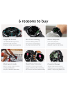 AMOLED Smart Watch for Men with Phone Function 1.39 Inch Touch Screen Heart Rate Monitor Sleep Monitor 100 Sports Modes