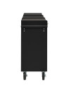 Tool Trolley with 15 Drawers Steel Black (147183+2x147184)